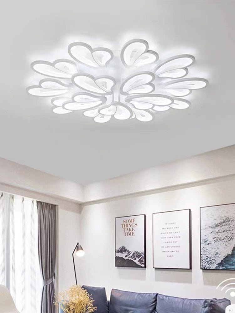 Plafoniera LED 210W Grande XXL Ø 98CM Moderna Dimmerabile Telecomando 3 Luci V.L