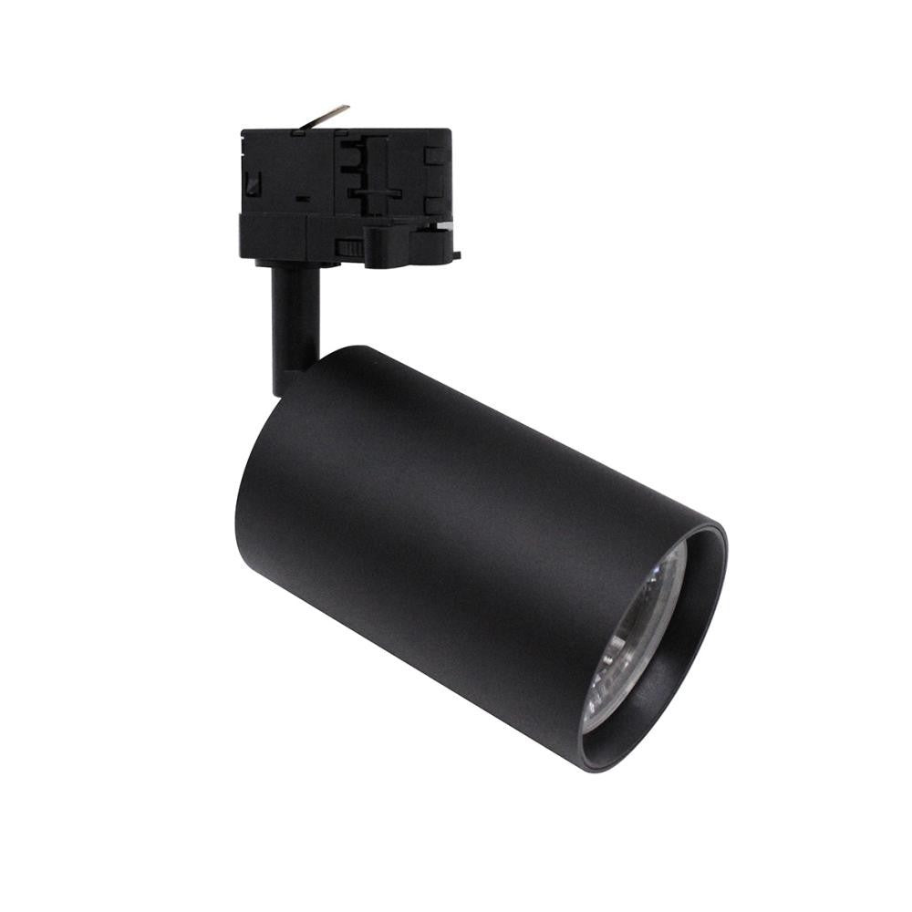 Faretto LED Binario Trifase 30W 2350lm CCT 3000K 4200K 6400K Nero Bianco V.L