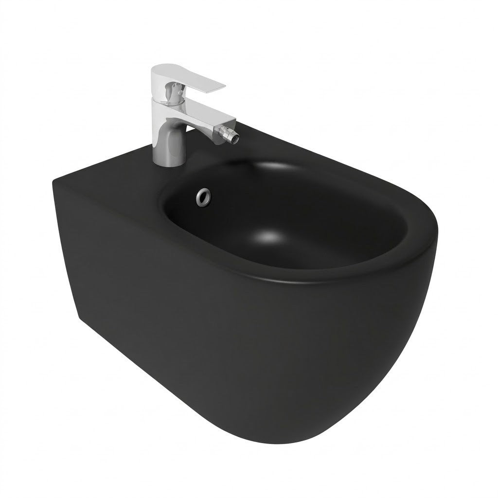Bidet Sospeso INFINITY Sanitari Bagno Ceramica Moderno Fissaggi Nascosti D.X