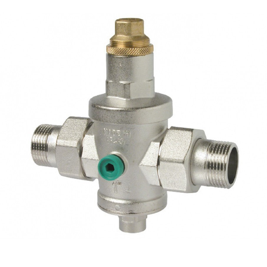 Riduttore Di Pressione FARG Con Sede INOX e Bocchettoni MM 1/2" 3/4" 1" D.X
