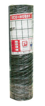 Rete Plastificata 25 M H 175cm Maglia 75x50 Recinzione Zincata Giardino VBS