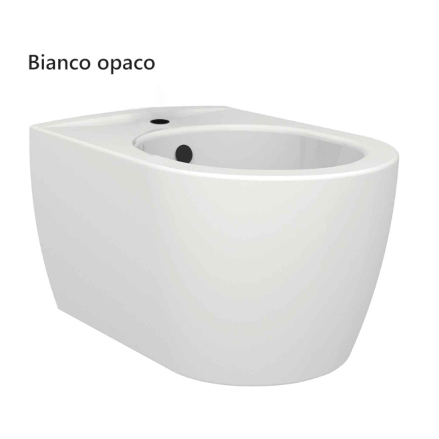 Sanitari Sospesi Bagno LINPHA Rimless WC Bidet Sedile Soft Close Bianco Nero D.X