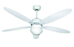 VENTILATORE A SOFFITTO 124CM 70W CON LUCE LED TELECOMANDO TIMER 4 PALE VBS