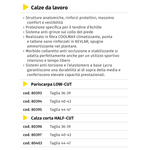 Calze da Lavoro Uomo Corta Fantasmini COOLMAX KEVLAR Rinforzate Antigraffio VBS