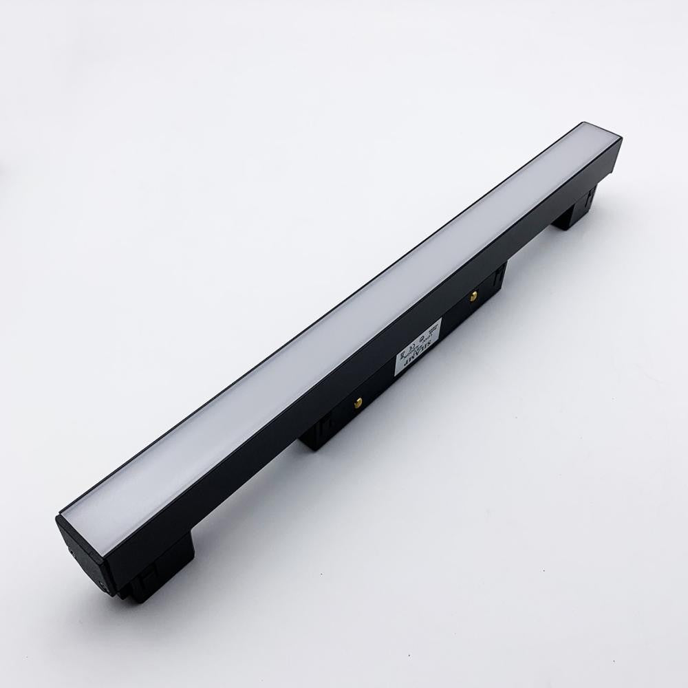 Barra Luce LED Magnetica 10W 20W Binario Magnetico Incasso 30 60cm Nero 48V V.L