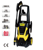 Idropulitrice A Freddo 135 Bar 1900W 420L/h AutoStop Alta Pressione PAPILLON VBS