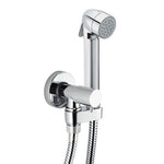 Set Doccia Completo TALITA Doccetta Pulsante Ottone + Flessibile + Supporto D.X