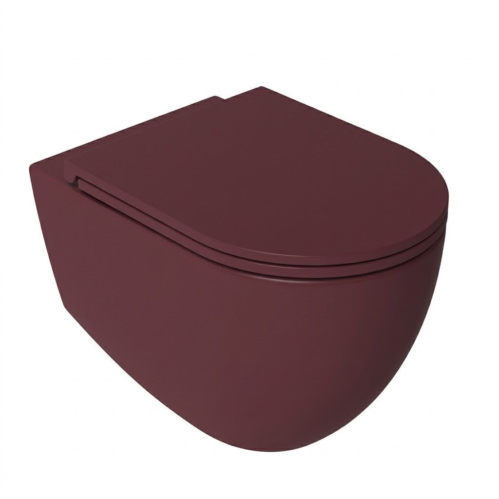 Sanitari Bagno Sospesi NYMO INFINITY Vaso WC Water Ceramica 13 Colori Modern D.X
