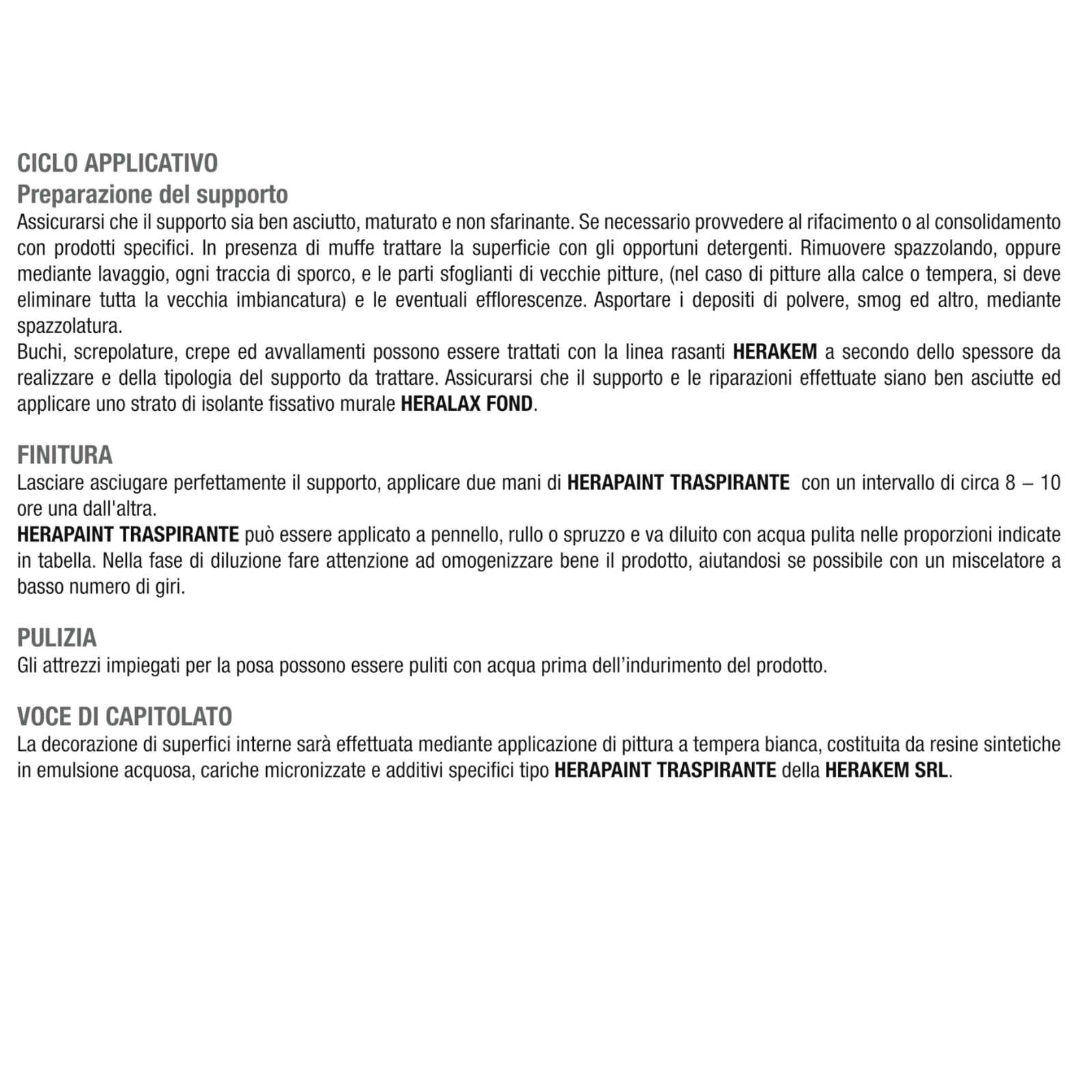 Pittura Bianca Interni Anticondensa Traspirante Antiumidita Bagno Cucina HERAKEM