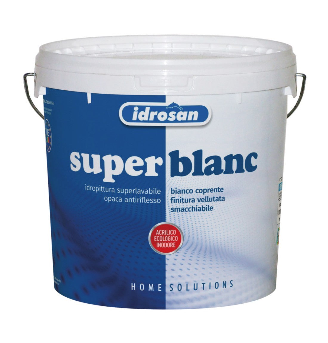 Pittura Super Lavabile Bianco Opaco Antiriflesso Interni S.BLANC Vellutata I.D