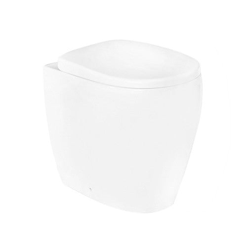 Vaso WC Rimless Filo Muro LINPHA Azalea H49 Sanitari Bagno Scarico Parete D.X
