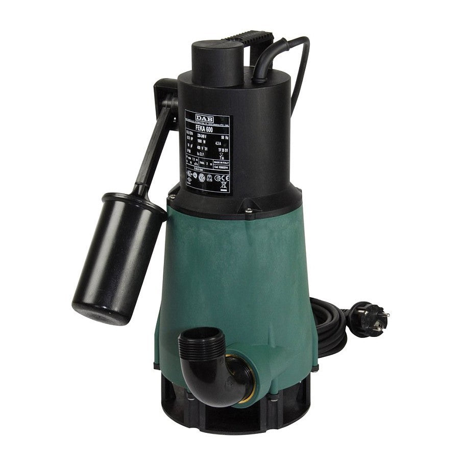 Elettropompa Sommersa Acque Scure DAB Inox Pompa Fognaria Silenziosa 0.67 HP D.X