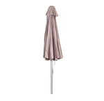 Ombrellone Tondo 3M Giardino Patio in Alluminio Antivento Doppia Carrucola VBS