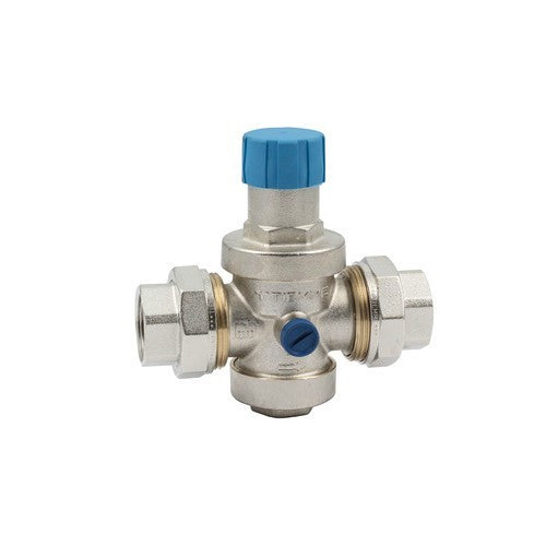 Riduttore Di Pressione Acqua a Pistone FF 1/2" 3/4" ISO 228 TIEMME ITALIA D.X
