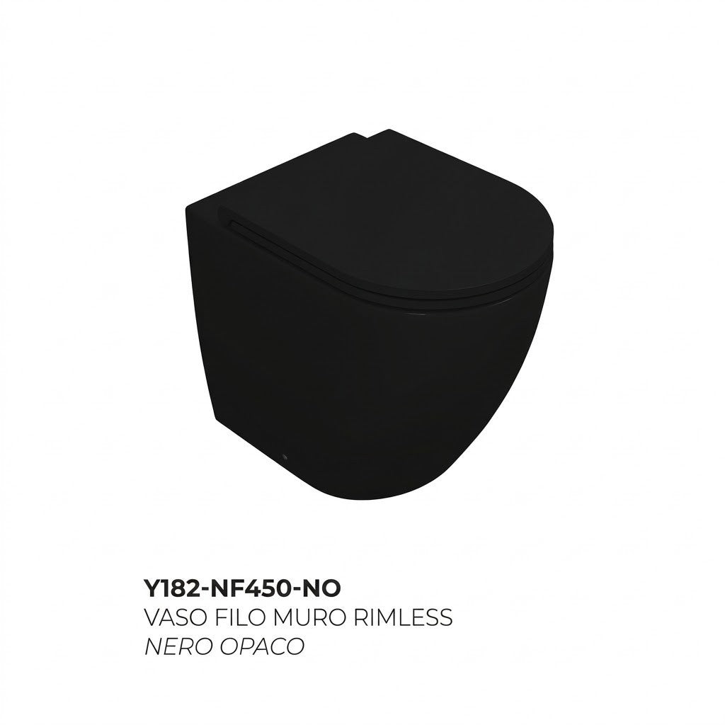 Sanitari Bagno Filo Muro Moderno NYMO INFINITY Vaso WC Bidet Water Elegante D.X