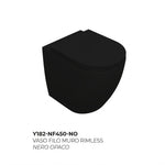Sanitari Bagno Filo Muro Moderno NYMO INFINITY Vaso WC Bidet Water Elegante D.X