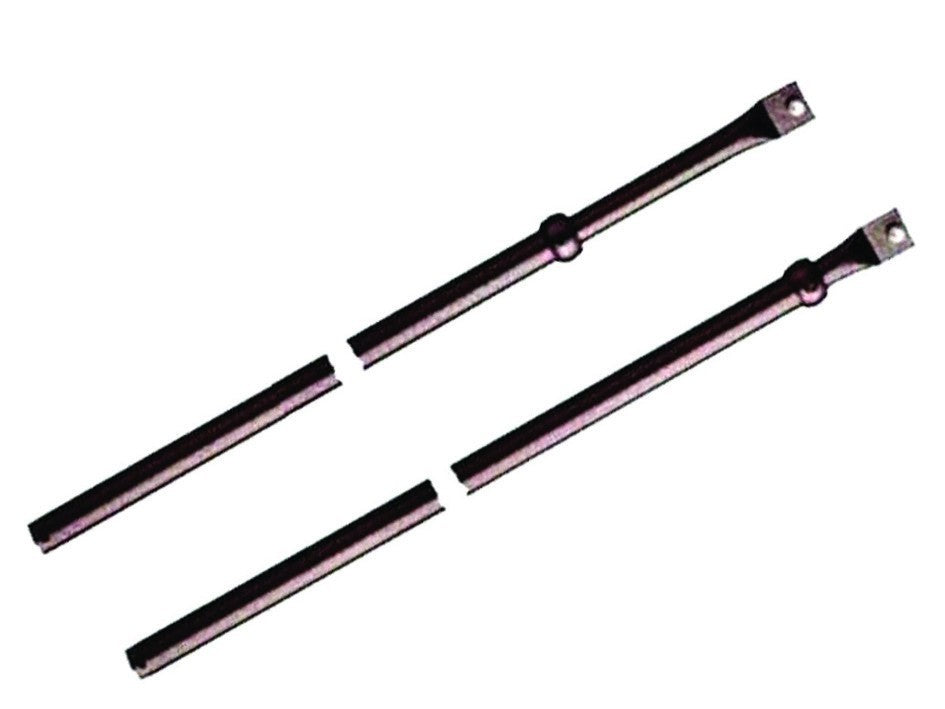 Aste Per Catenaccio Triplice CISA in Acciaio Bronzo Ø 18 mm Regolabile G.F