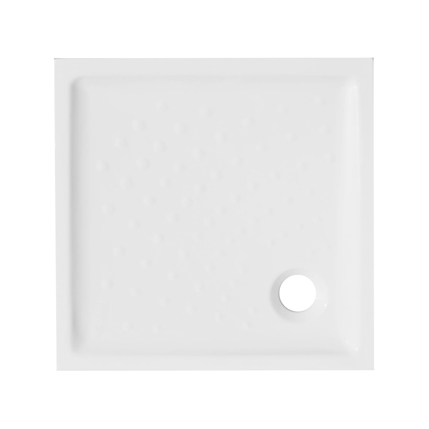 Piatto Doccia Quadro Ceramica Bianco H6 70x70 80x80 90x90 Foro 90 Slim Bagno D.X