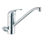 Miscelatore Rubinetto Lavello Cucina 3 Vie Con Attacco Acqua Depurata Cromo D.X