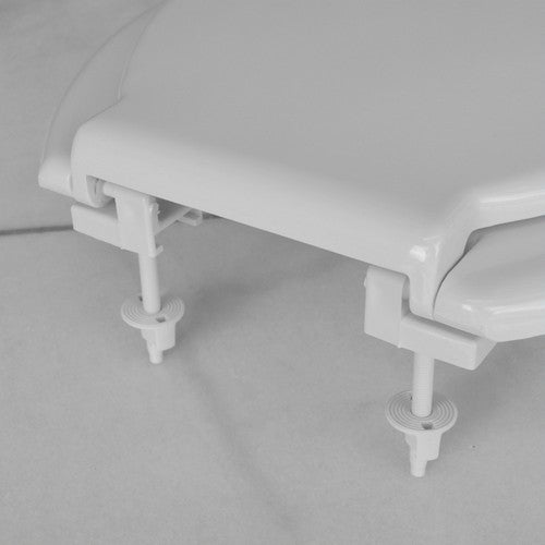 Sedile WC LINPHA Kaila Copriwater Bianco Termoindurente Cerniere Regolabili D.X