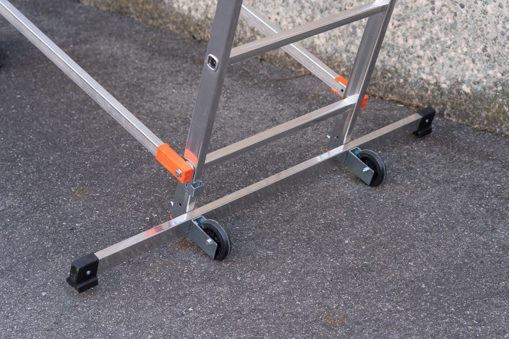 Trabattello Professionale GIERRE H 4M Ponteggio Alluminio con Ruote 150Kg VBS