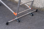 Trabattello Professionale GIERRE H 4M Ponteggio Alluminio con Ruote 150Kg VBS
