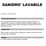 Pittura Antimuffa Sanitizzante Bianco Satinato Lavabile Smacchiabile Interni I.D