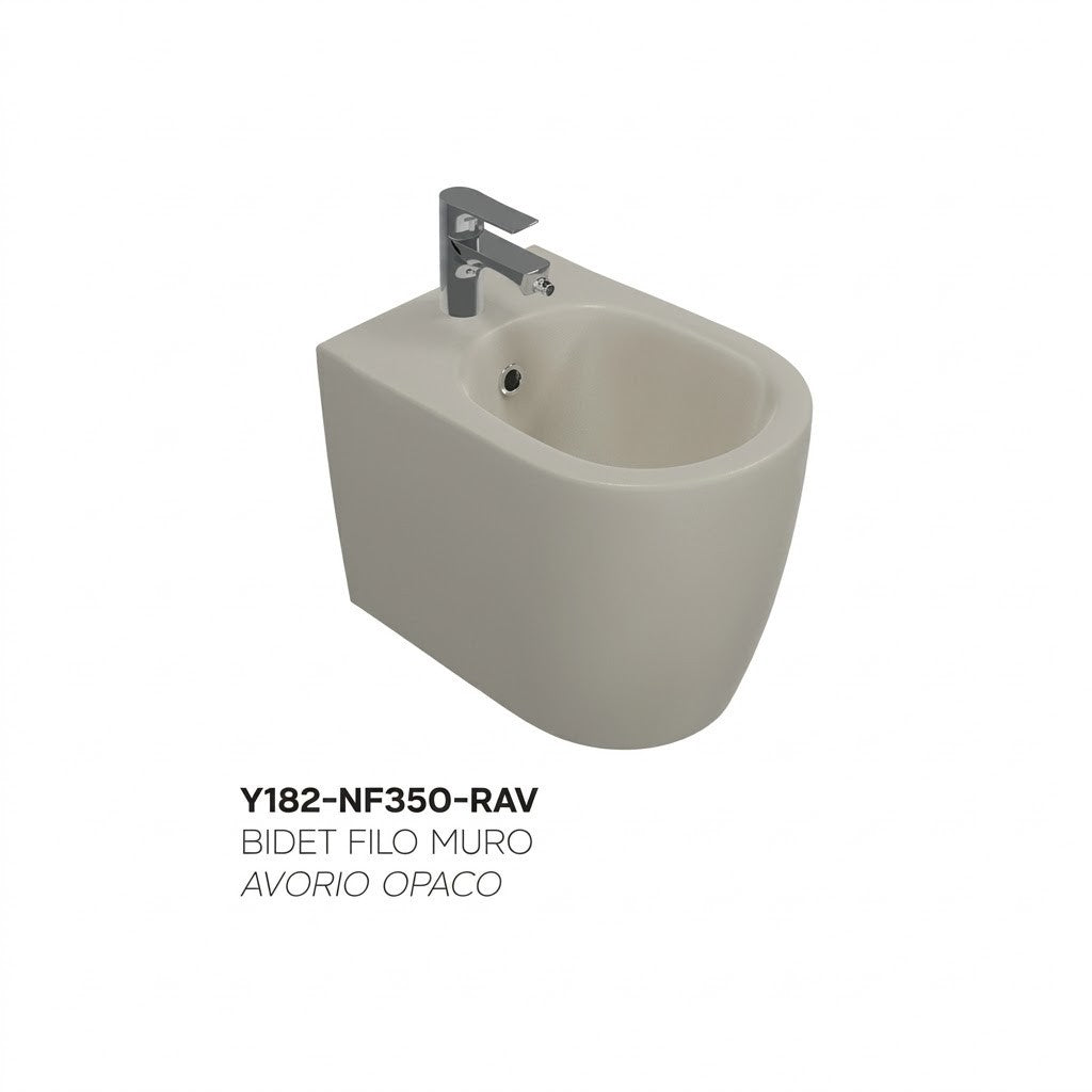 Sanitari Bagno Filo Muro Moderno NYMO INFINITY Vaso WC Bidet Water Elegante D.X