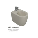 Sanitari Bagno Filo Muro Moderno NYMO INFINITY Vaso WC Bidet Water Elegante D.X