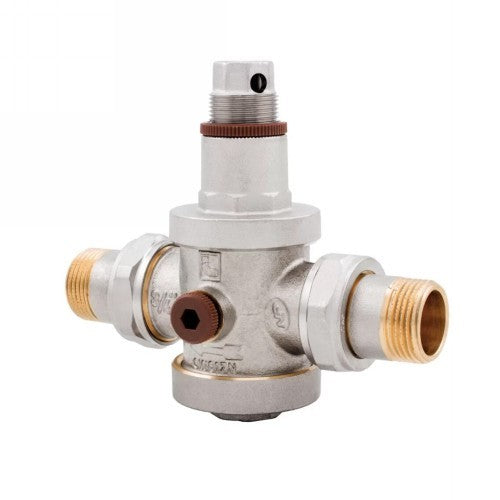 Riduttore Di Pressione Acqua Pesante In Ottone DN15 Attacco MM 1/2" 3/4" D.X