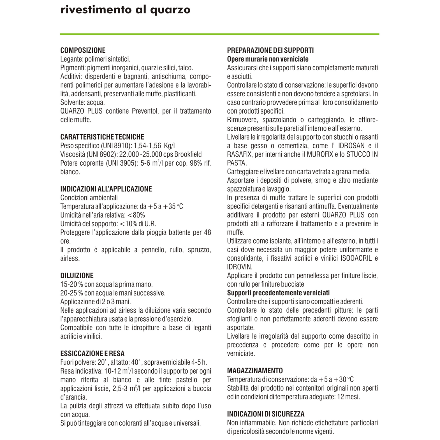 Pittura al Quarzo Acrilico Professionale PLUS Facciate Esterni Interni 4 14L I.D