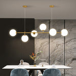 Lampadario Soffitto a Sospensione G9 Oro Bianco Nero Elegante Moderno 130 cm V.L