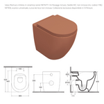 Sanitari Bagno Filo Muro Moderno NYMO INFINITY Vaso WC Bidet Water Elegante D.X