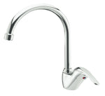 Miscelatore Lavello Collo Cigno Onda Cromato Con Tubi FLEX Rubinetto Cucina VBS