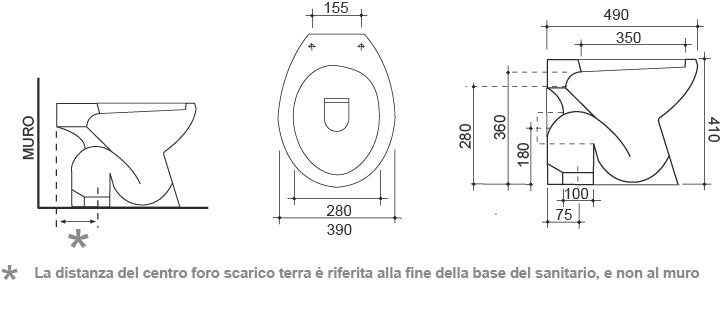 Sanitari Bagno Champagne 49x39 Bidet WC Vaso Cassetta Alta Eco Retro Vintage D.X