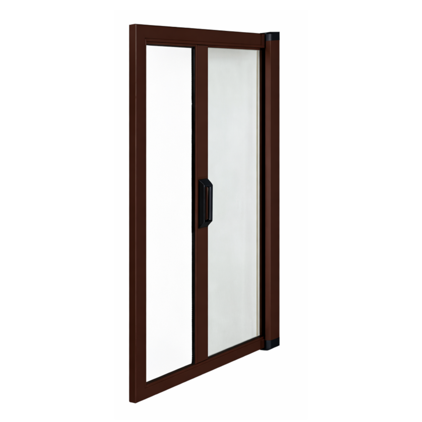 ZANZARIERA A RULLO LATERALE PORTA FINESTRA 140x240 AUTOMATICA MARRONE VBS