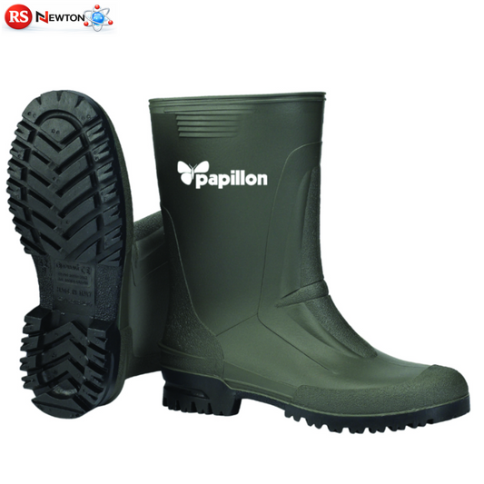 Stivali Uomo a Tronchetto PVC in Gomma Impermeabili Stivaletti Pesca Caccia VBS