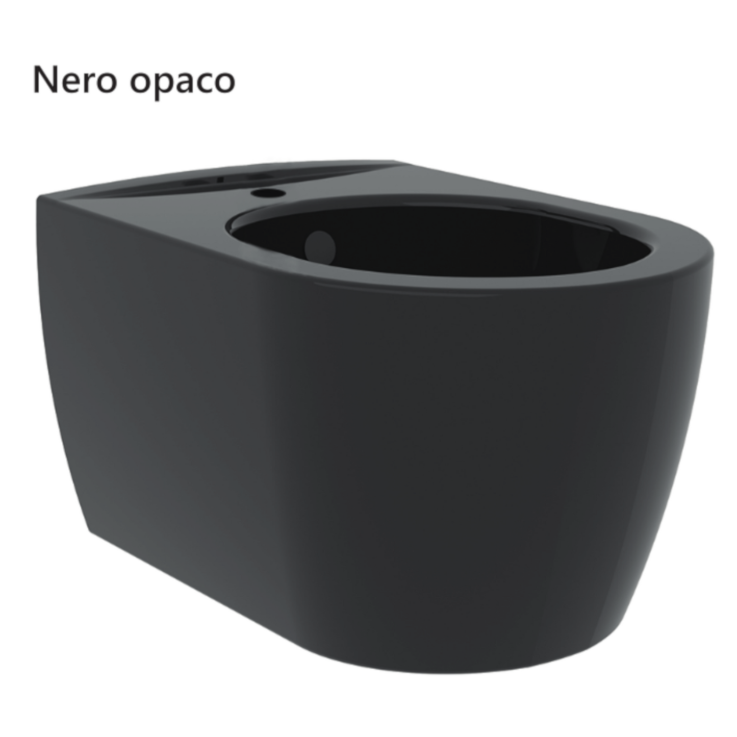 Sanitari Sospesi Bagno LINPHA Rimless WC Bidet Sedile Soft Close Bianco Nero D.X