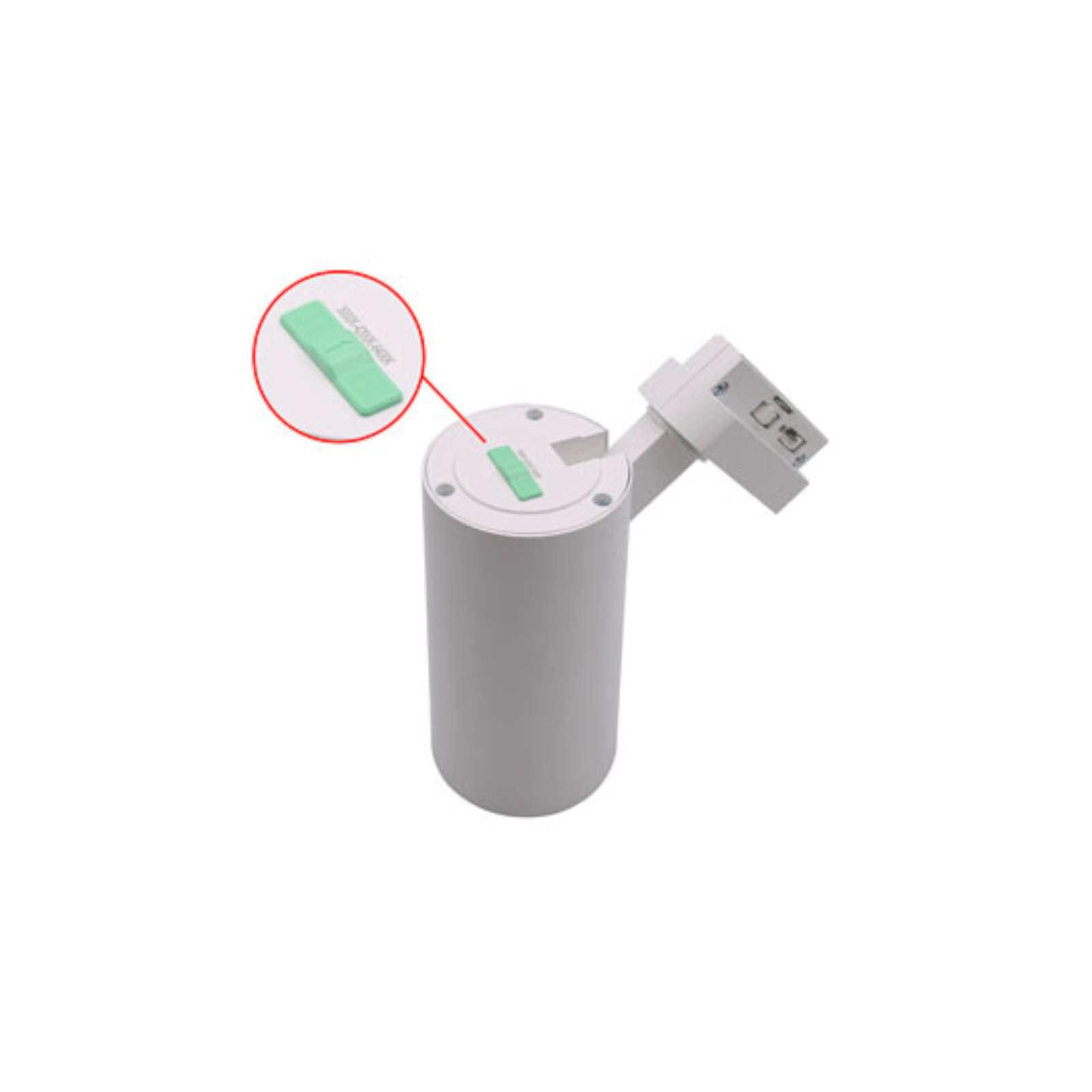 Faretto LED Binario Bianco Monofase 20W 1800lm CCT 3000K 4200K 6400K Negozio V.L