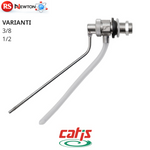 Galleggiante CATIS Senza Sfera 3/8 1/2 Rubinetto Silenzioso Nichel WC Bagno D.X