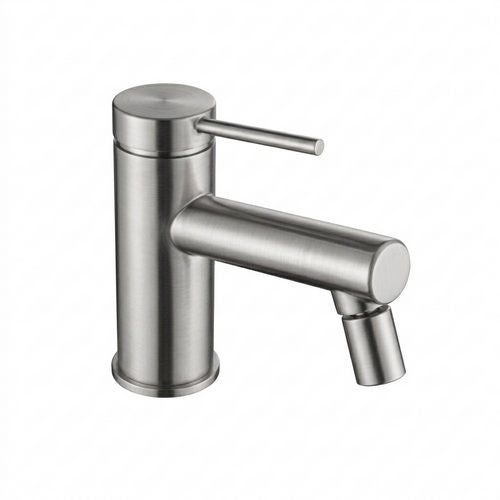 Miscelatore Rubinetto Bagno Lavabo Bidet Vasca Moderno Elegante PVD GRIGIO D.X
