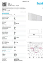 Lampada Emergenza BEGHELLI Luce Led ad Incasso 11W Autonomia 3/6H Casa Ufficio