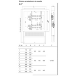 Collettore Distribuzione Acqua Completo Inox AISI 304 3-12 Vie 1x3/4 Termico D.X