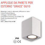 Plafoniera Led Esterno Faretto Luce a Parete Muro Lampada Applique Moderno VBS