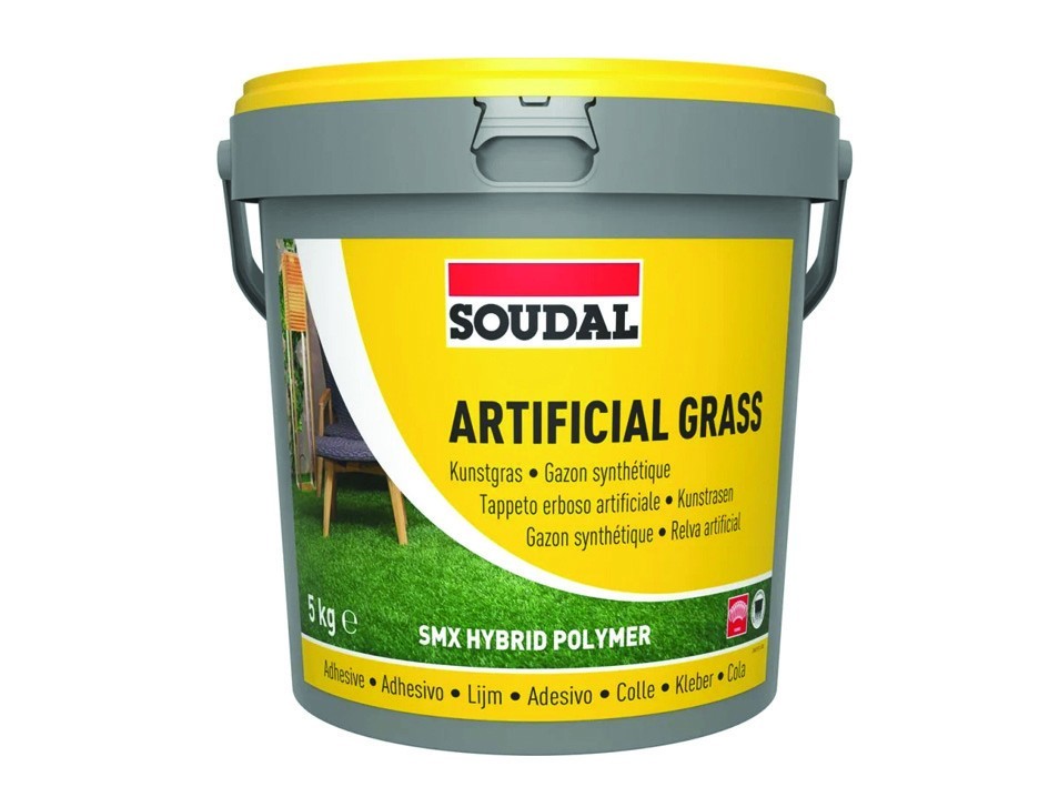 Colla Per Prato Sintetico SOUDAL 5KG Uso Interno Esterno Erba Sintetica TOP G.F