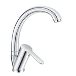 Miscelatore Rubinetto Lavello Cucina Canna Alta Ottone Cromato Serie IOLE D.X