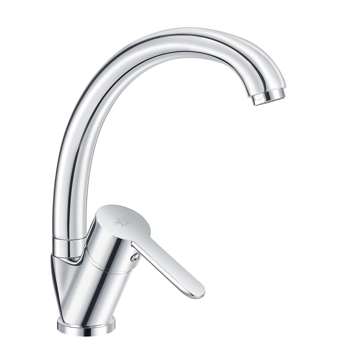 Miscelatore Rubinetto Lavello Cucina Canna Alta Ottone Cromato Serie IOLE D.X