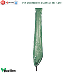 Copertura Ombrellone 48x210 cm Custodia Protettiva Polietilene Impermeabile VBS