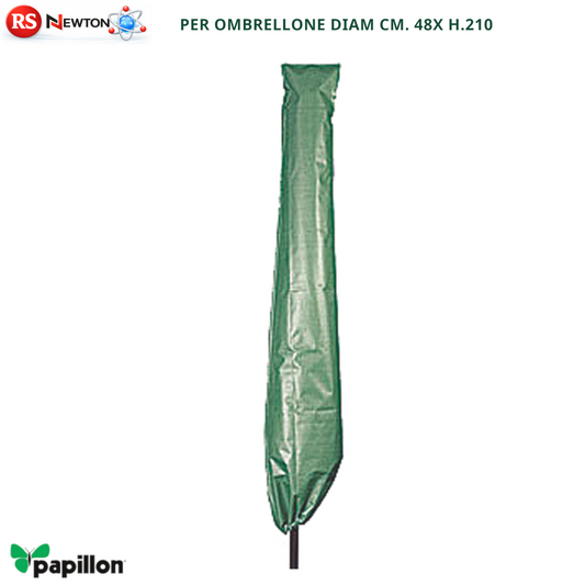 Copertura Ombrellone 48x210 cm Custodia Protettiva Polietilene Impermeabile VBS