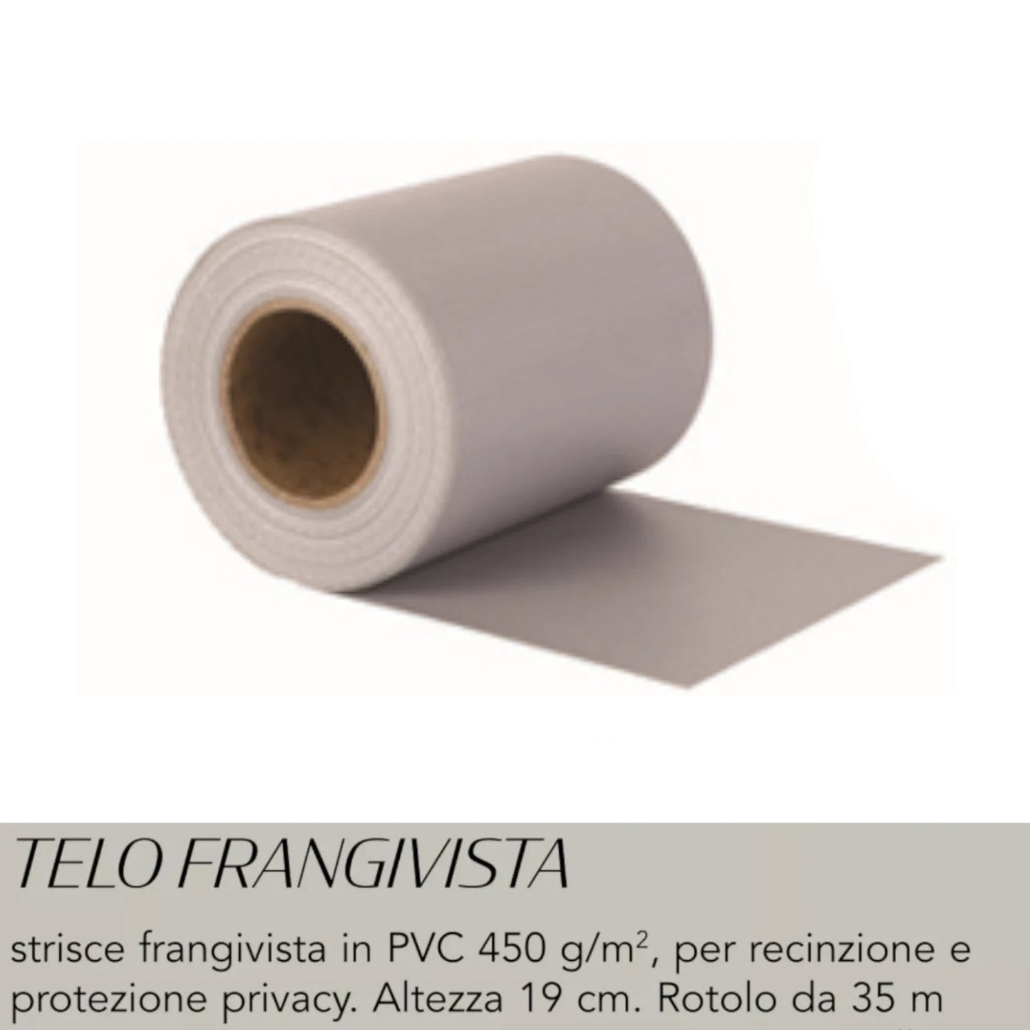 Strisce PVC Frangivista Balcone Ringhiera Cancello Fascia Frangivento 19x35m G.F